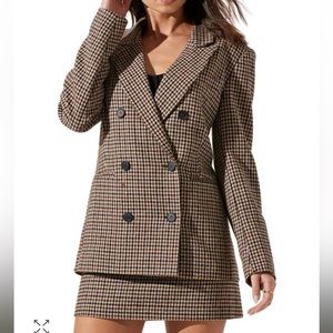 ASTR BLAZER & SKIRT SET